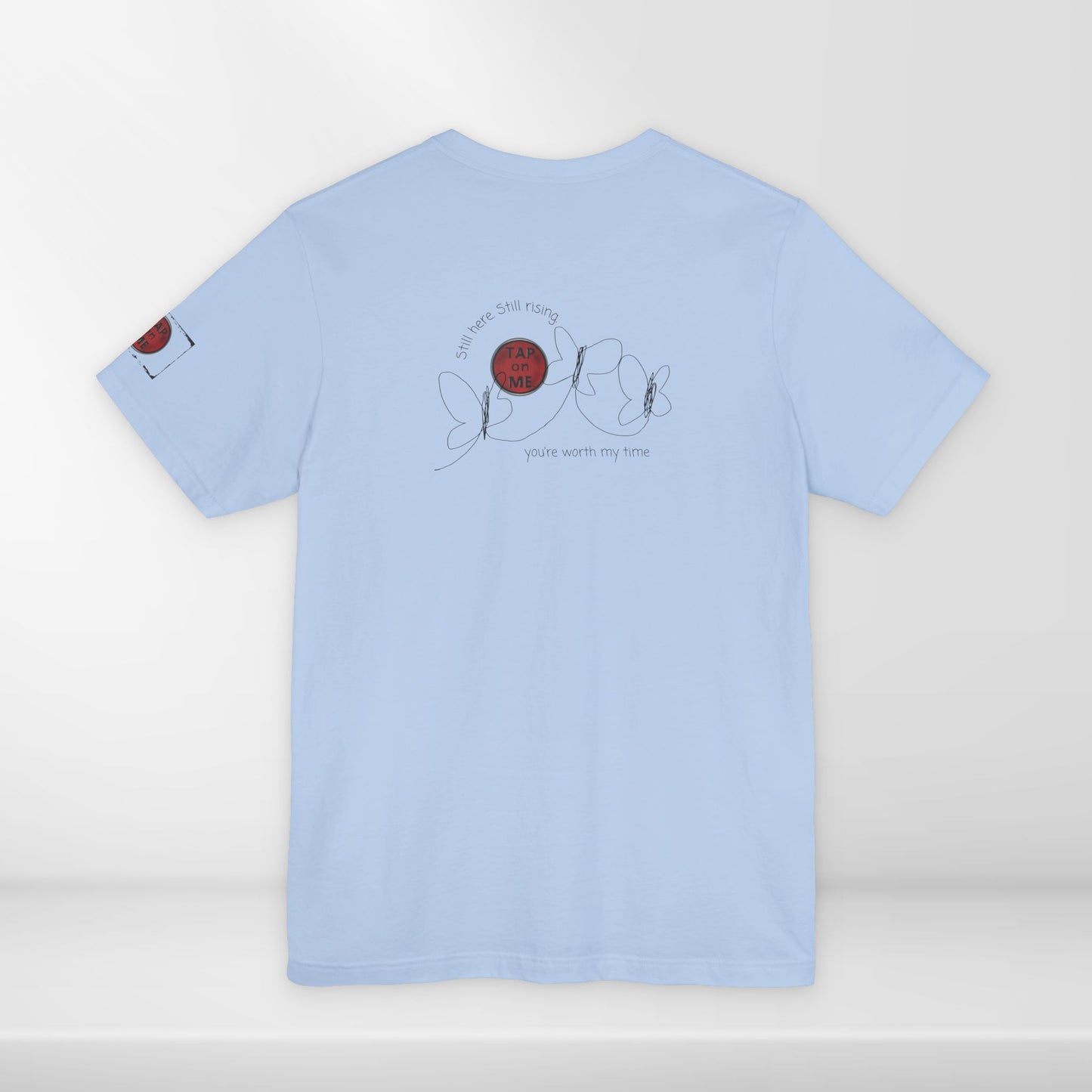 (d12057) Still here. Still rising. (butterflies) short sleeve