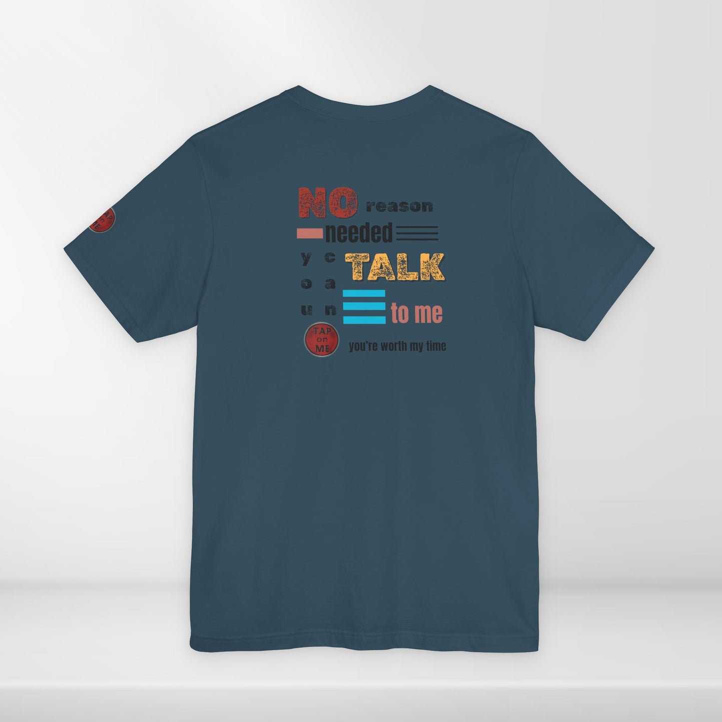 (a11749) No reason needed (stack) short sleeve