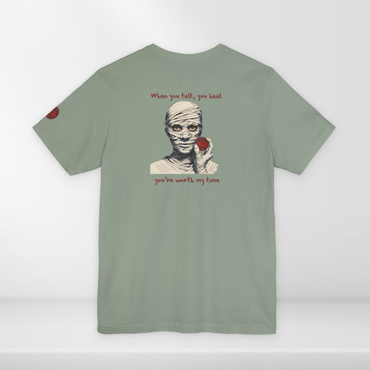 (e11437) When you talk, you heal (mummy) short sleeve