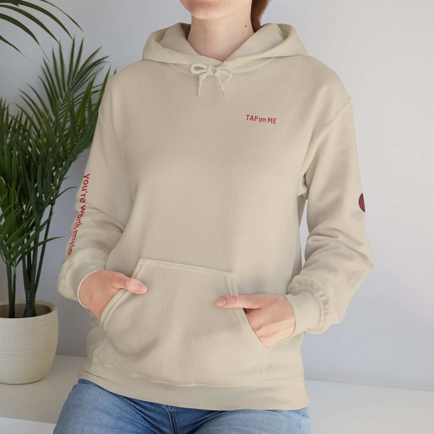 (e31437) When you talk, you heal (mummy) heavy hoodie