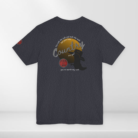 (c11851) But just how COUNTRY are you? short sleeve