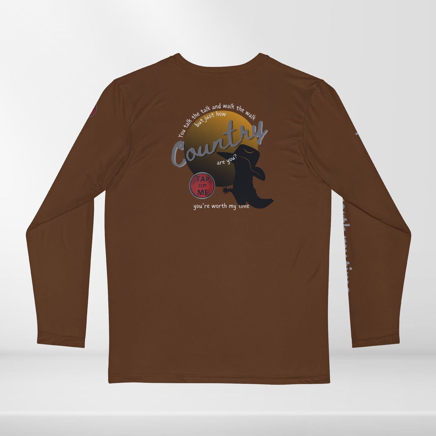 (c21951) But just how COUNTRY are you? long sleeve