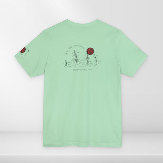 (d12056) Quiet woods, loud healing (forest) short sleeve