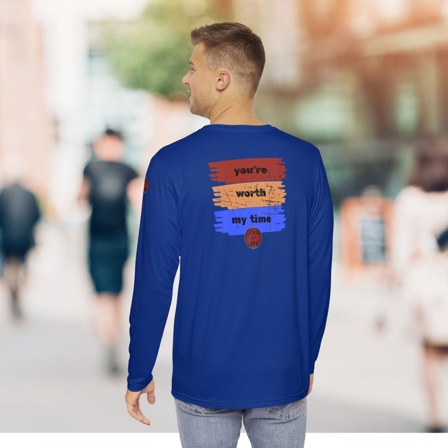 (b21048) You're worth my time (swipe) long sleeve