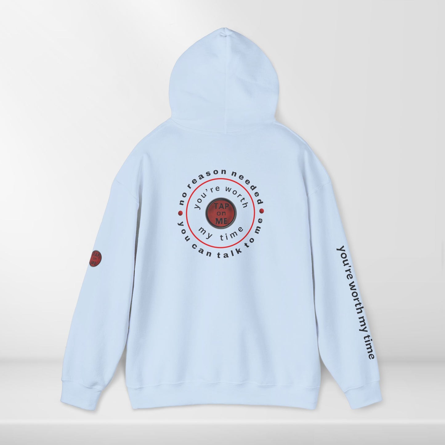 (b30404) No reason needed (wheel) heavy hoodie