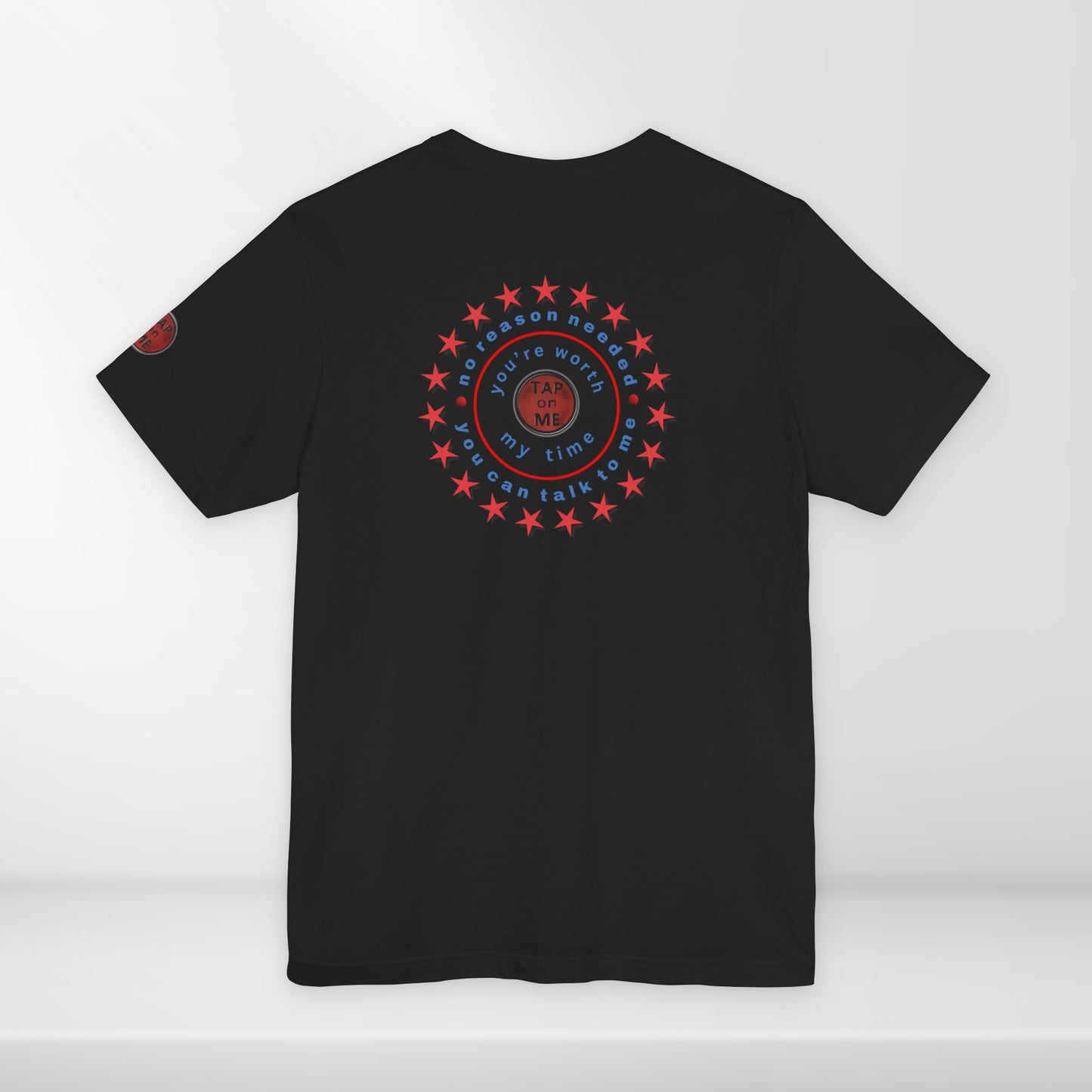 (e11234) No reason needed (patriotic wheel) short sleeve