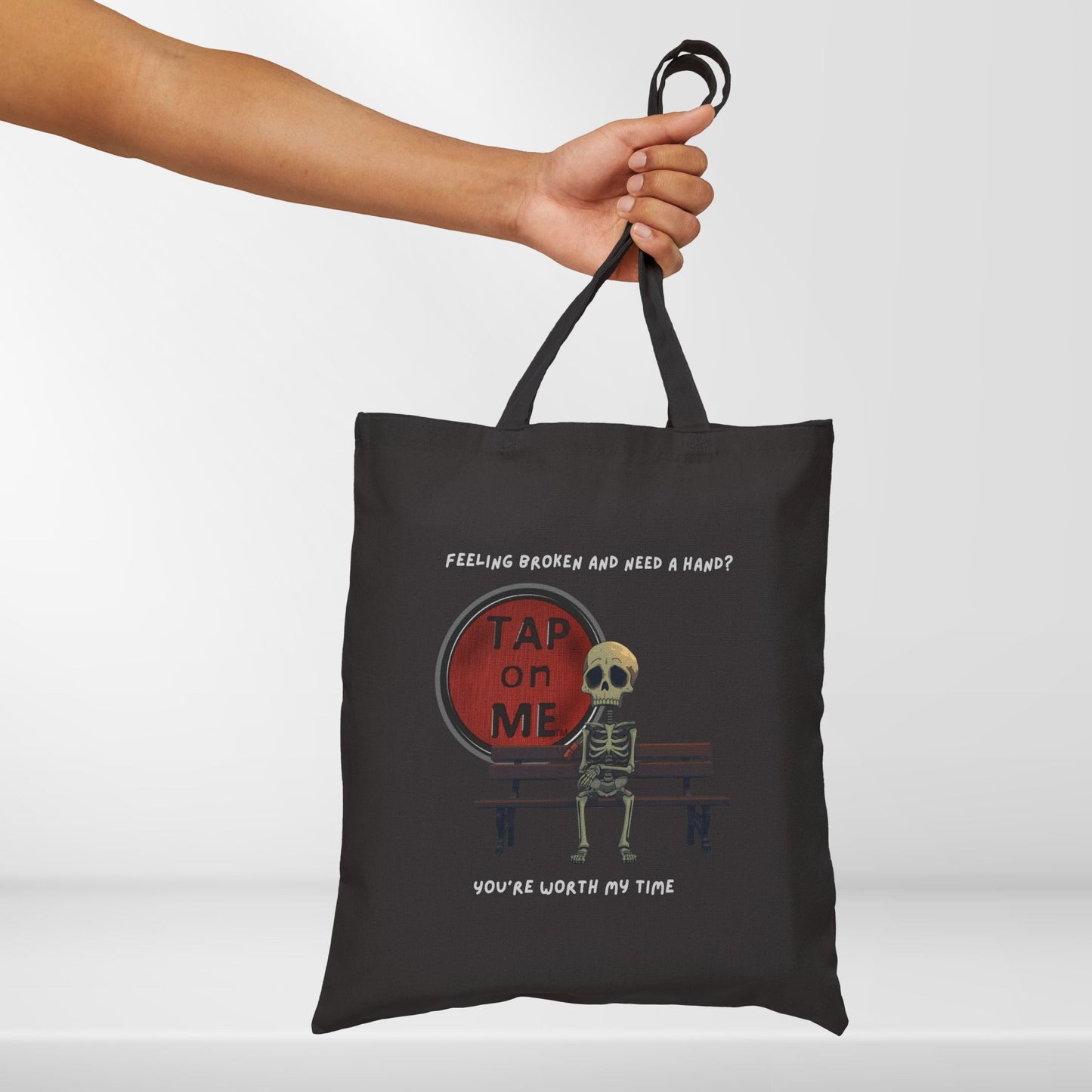 (e51639) Feeling broken and need a hand? tote bag