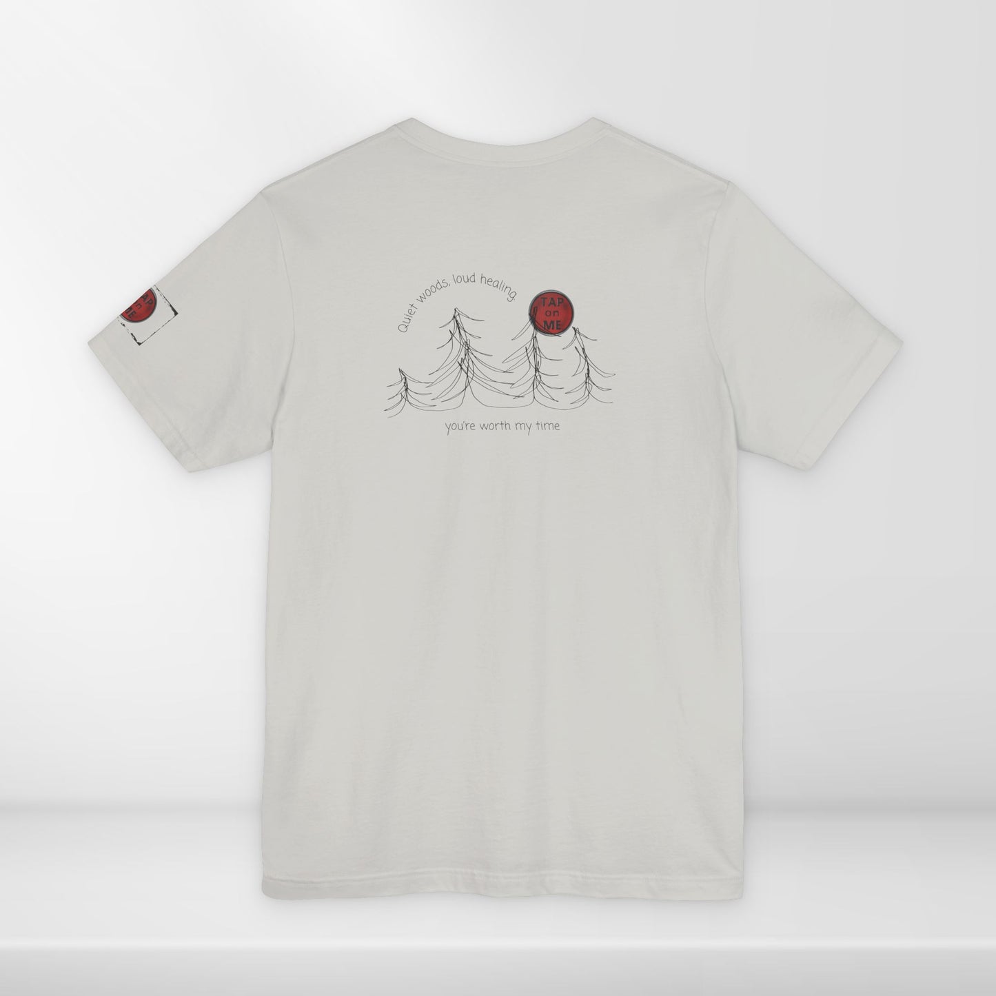 (d12056) Quiet woods, loud healing (forest) short sleeve