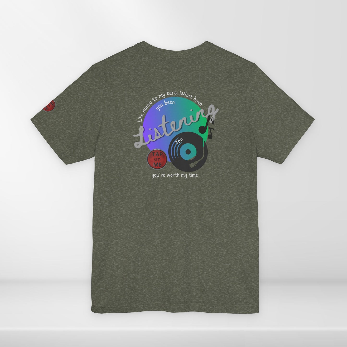 (c11852) What have you been LISTENING to? short sleeve