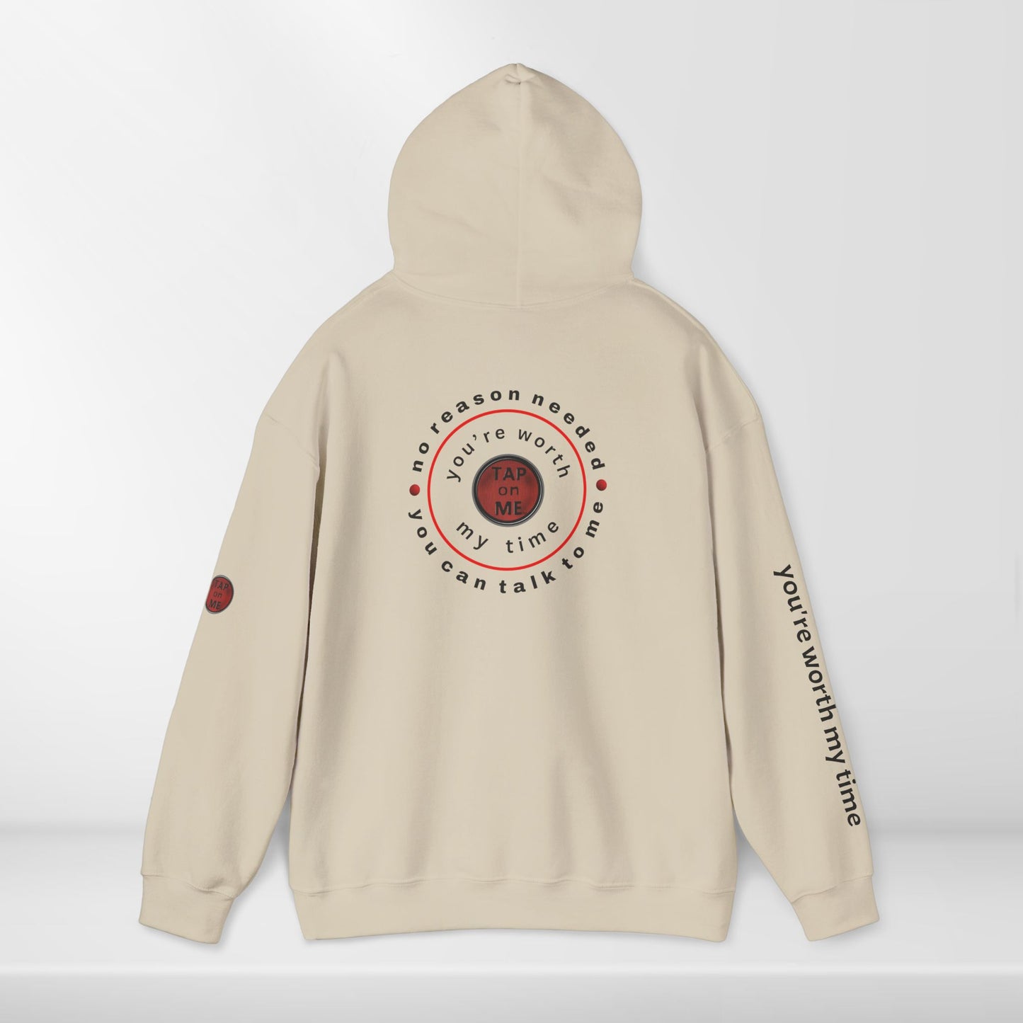 (b30404) No reason needed (wheel) heavy hoodie