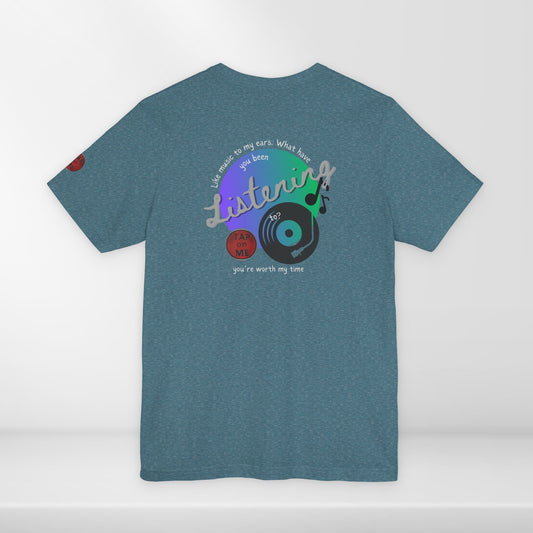 (c11852) What have you been LISTENING to? short sleeve