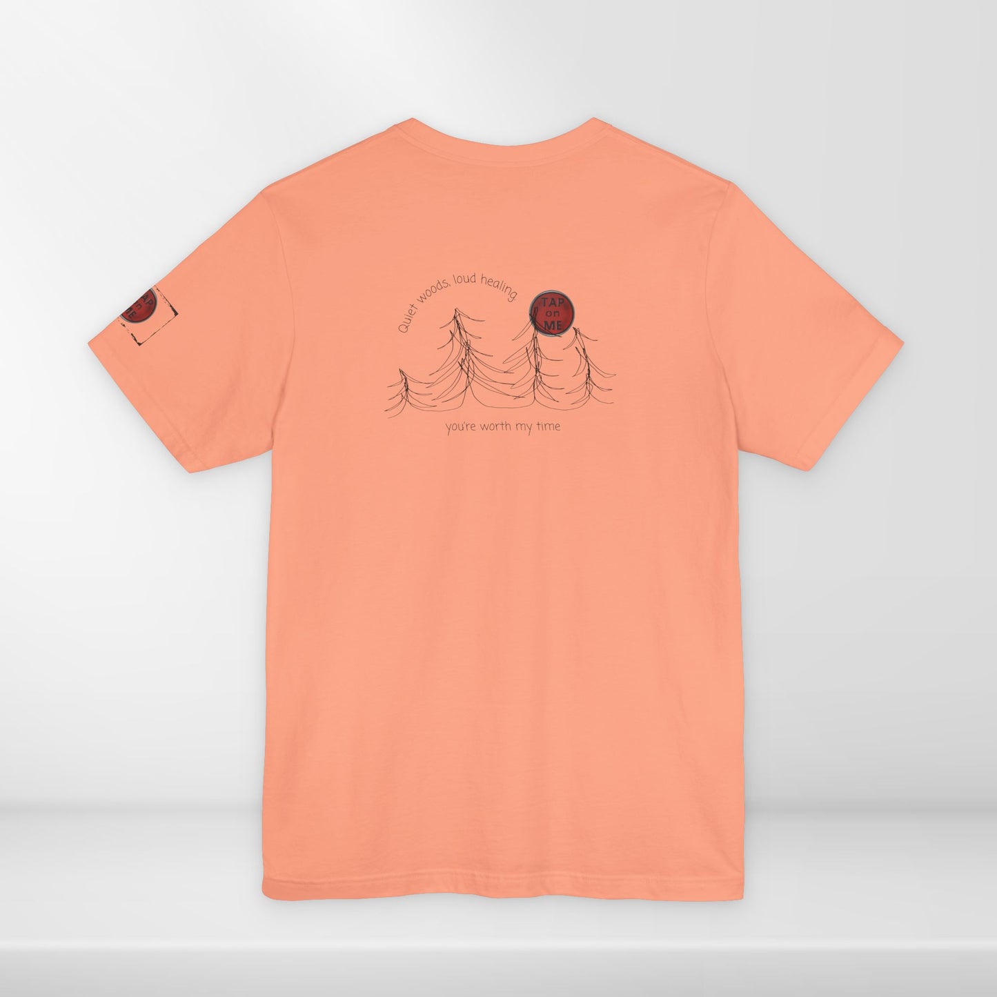 (d12056) Quiet woods, loud healing (forest) short sleeve