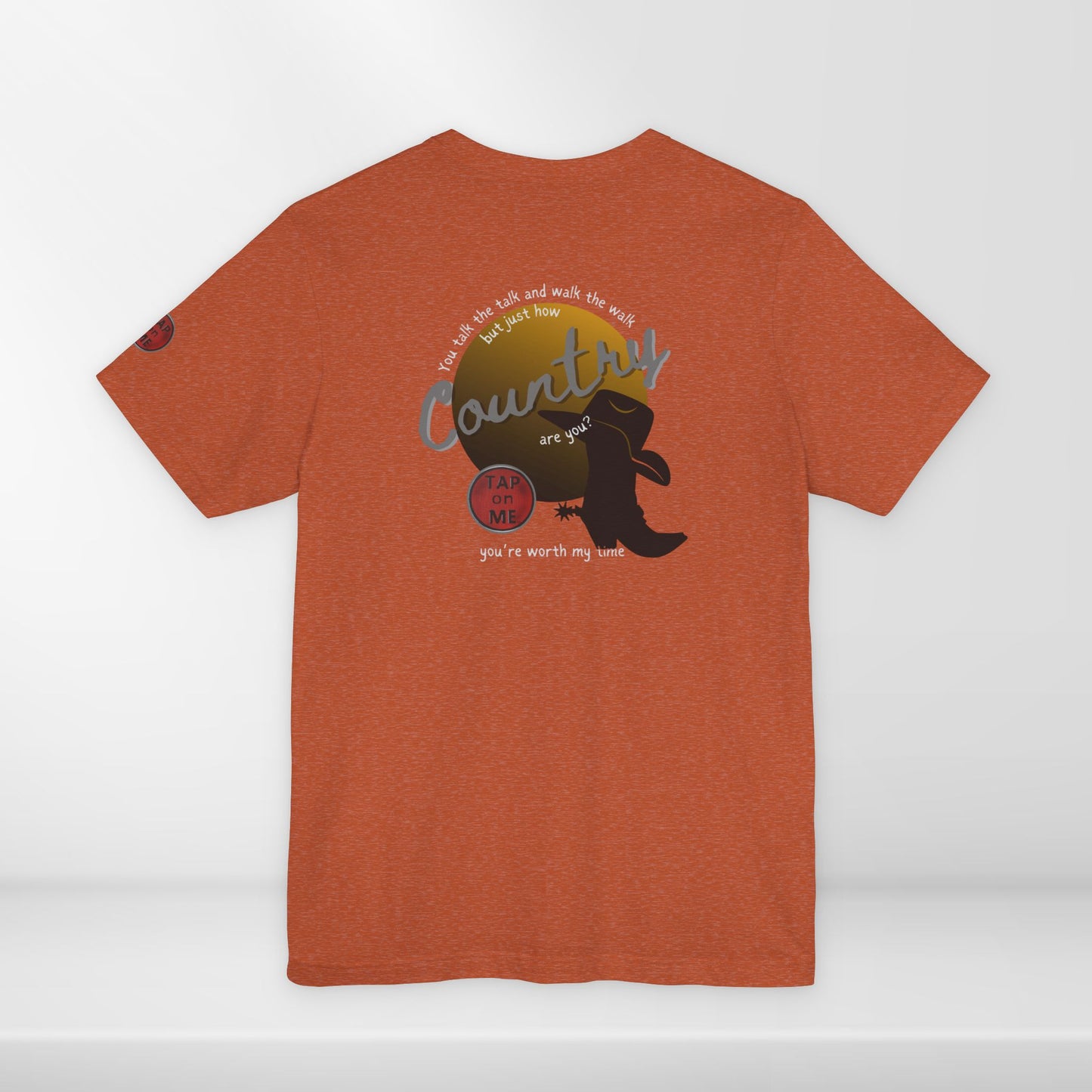 (c11851) But just how COUNTRY are you? short sleeve