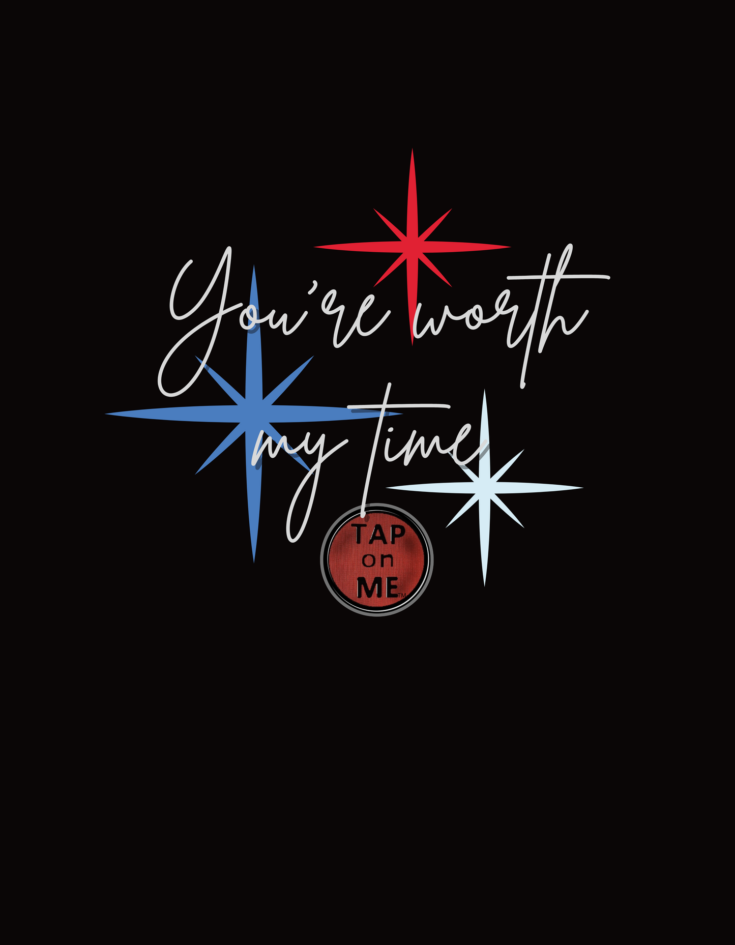 (e11233) You're worth my time (fireworks) short sleeve