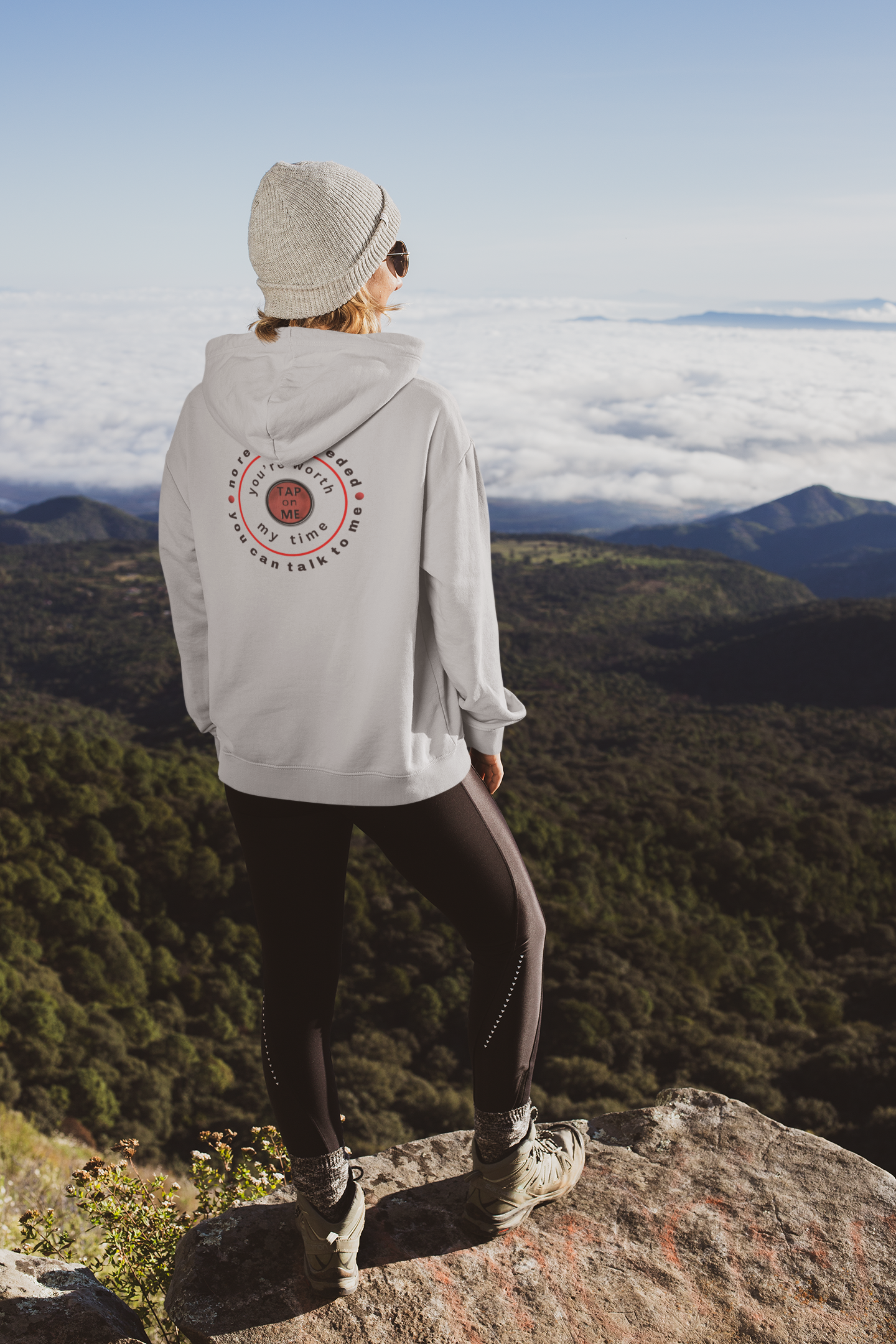 (b30404) No reason needed (wheel) heavy hoodie