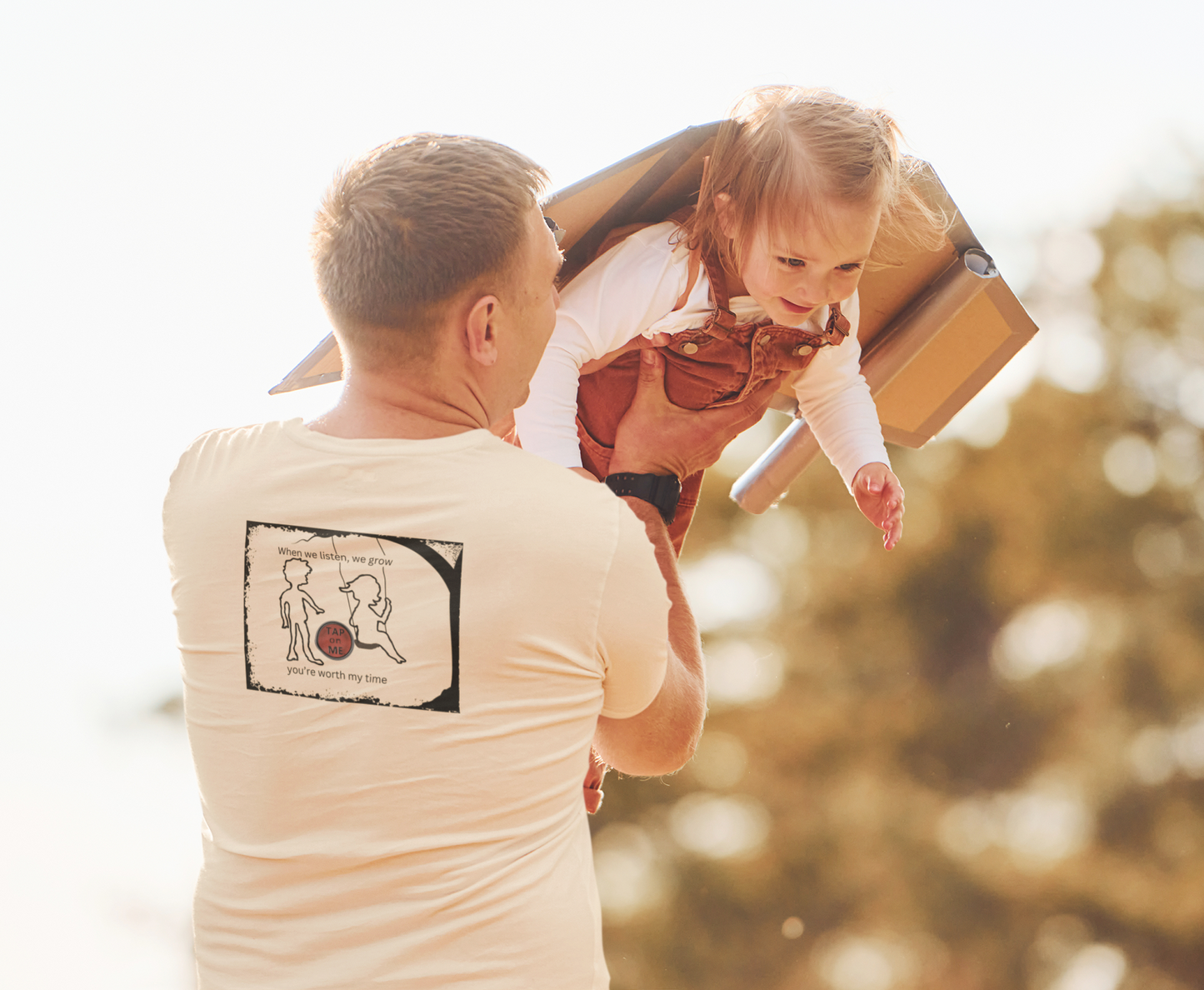 (d10623) When we listen, we grow (outline) short sleeve