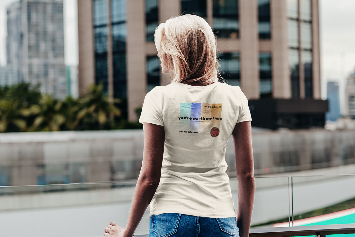 (a11747) You are not alone (graph) short sleeve