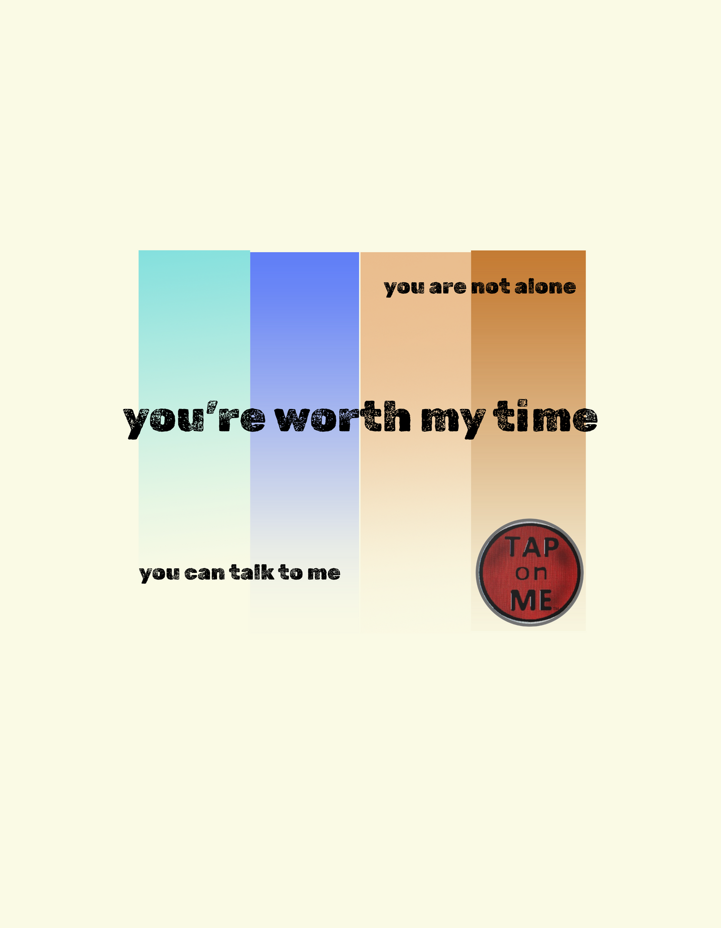 (a11747) You are not alone (graph) short sleeve