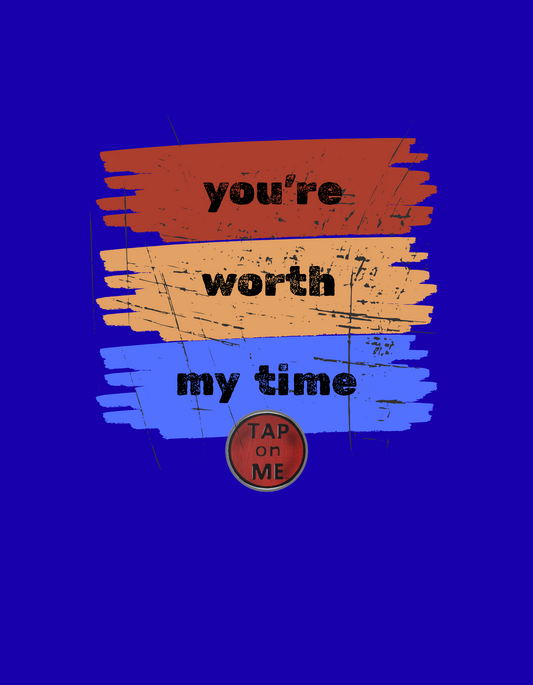 (b21048) You're worth my time (swipe) long sleeve