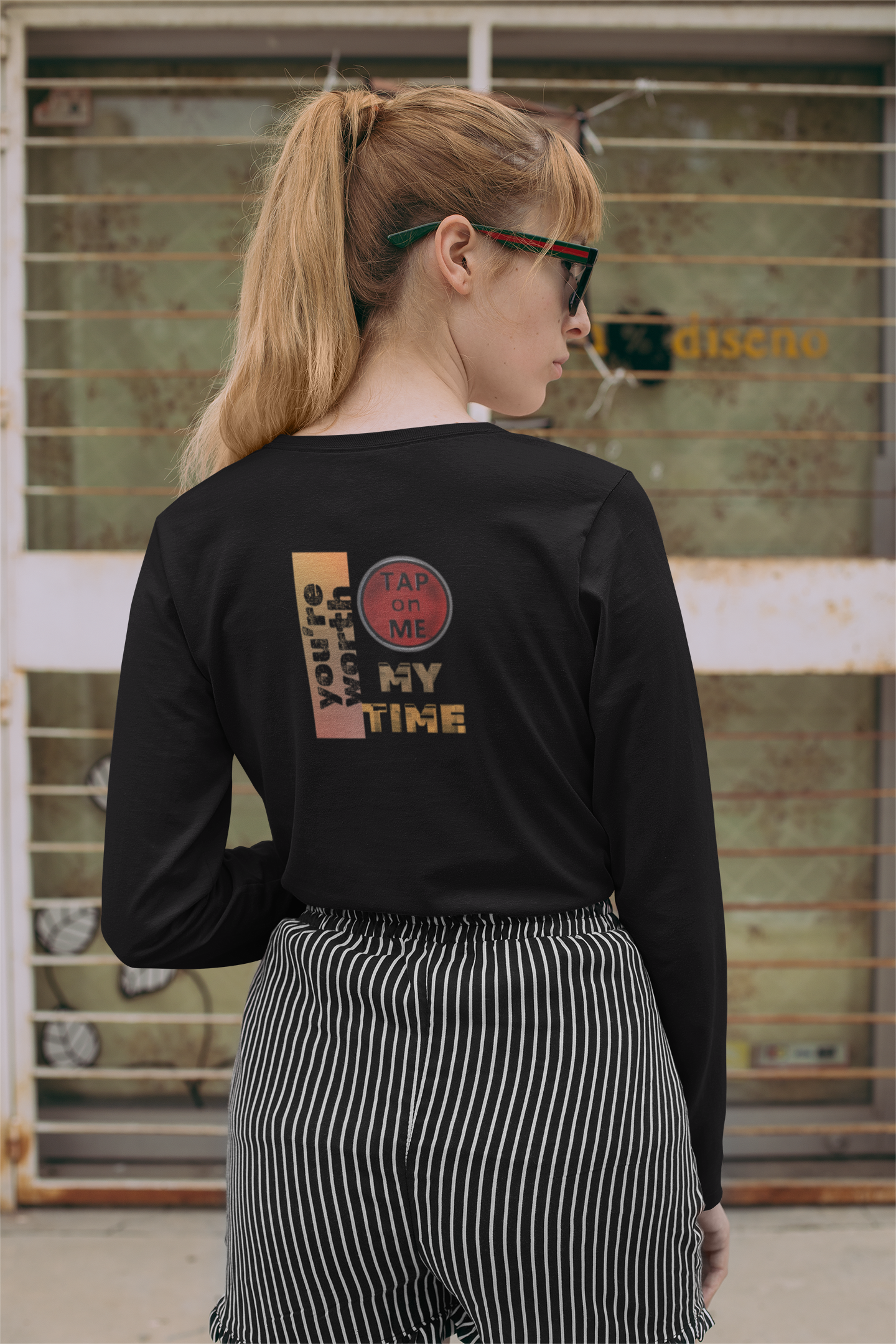 (b20746) You're worth my time (angle) long sleeve