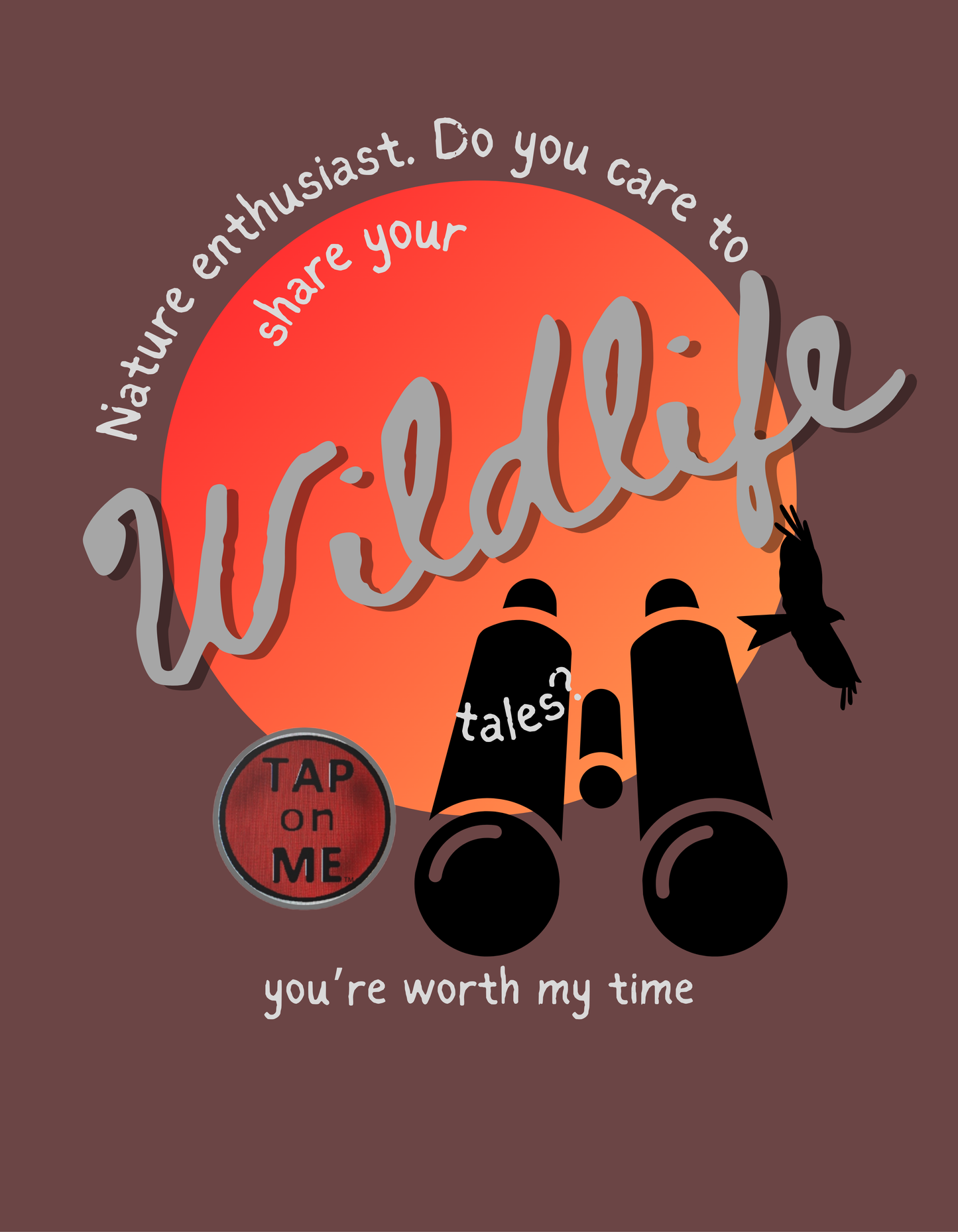 (c11853) Care to share your WILDLIFE tales? short sleeve