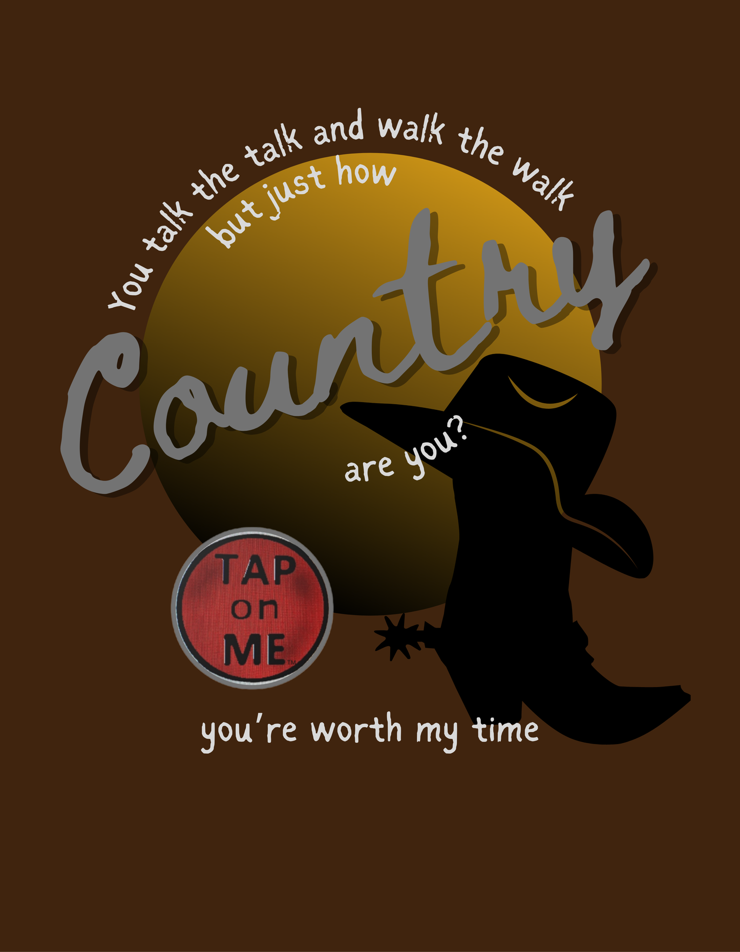 (c21951) But just how COUNTRY are you? long sleeve