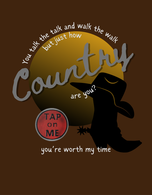 (c21951) But just how COUNTRY are you? long sleeve