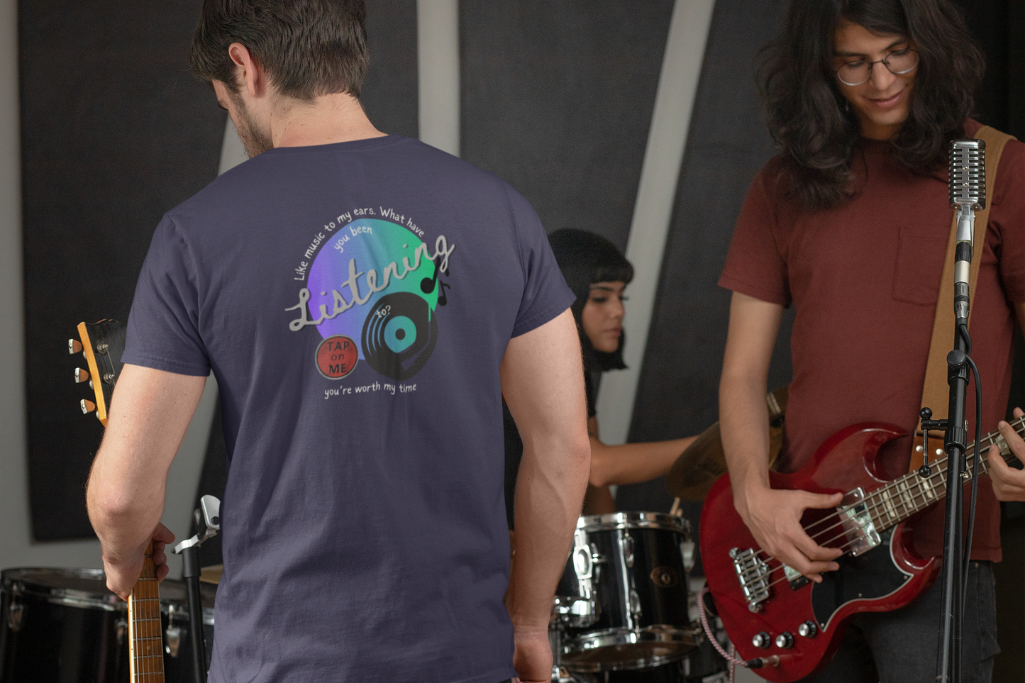 (c11852) What have you been LISTENING to? short sleeve