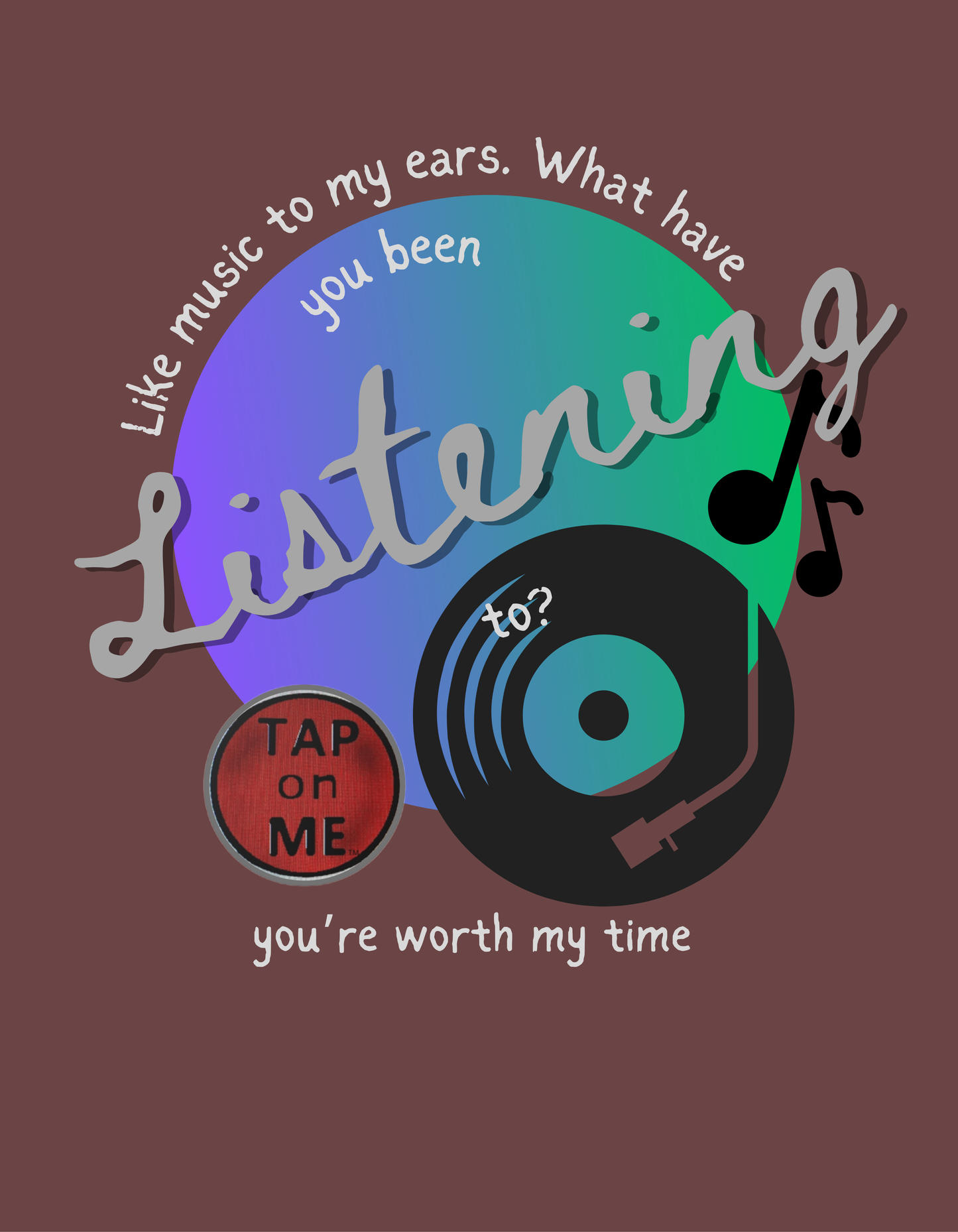 (c11852) What have you been LISTENING to? short sleeve