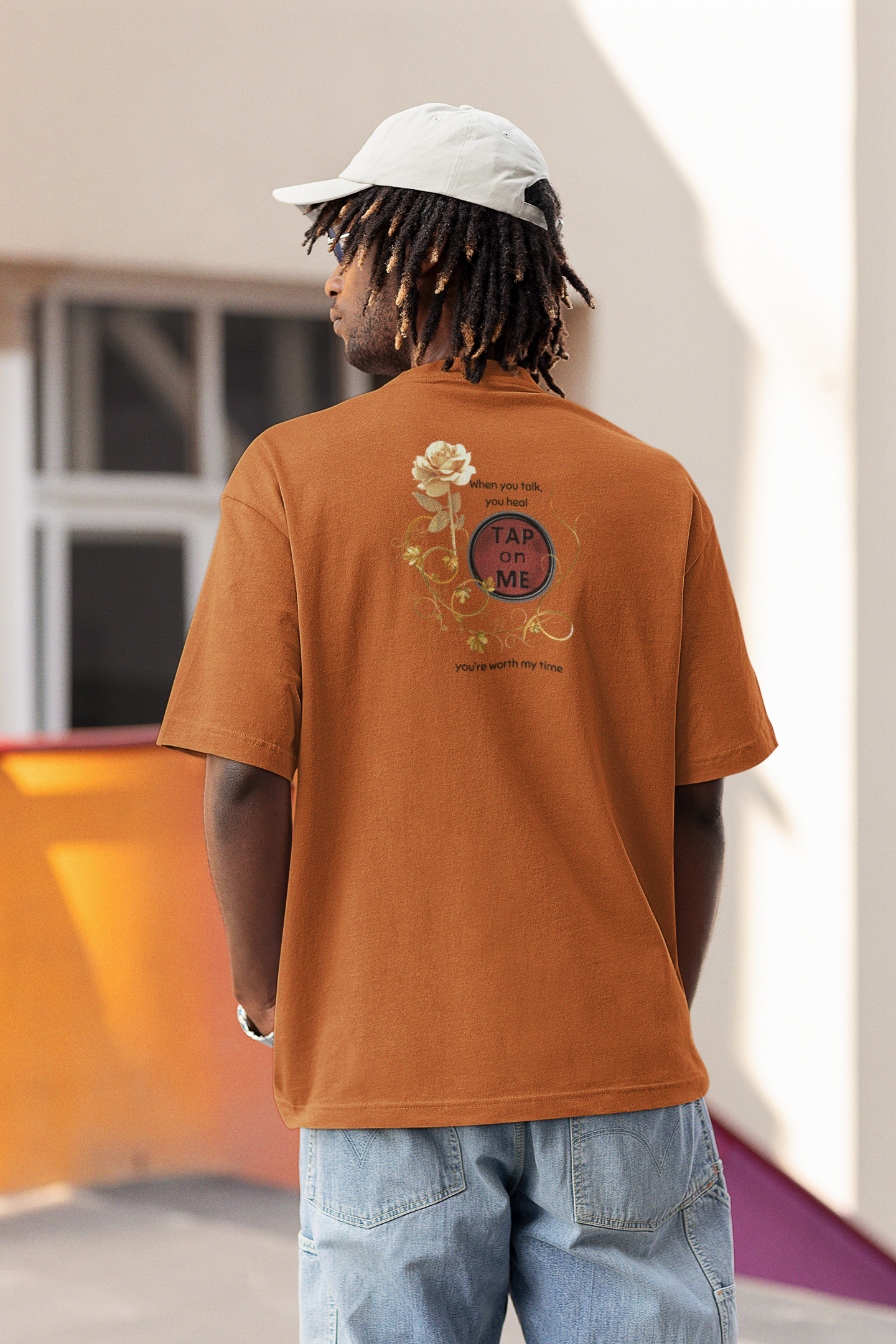 (a10208) When you talk, you heal (rose) short sleeve