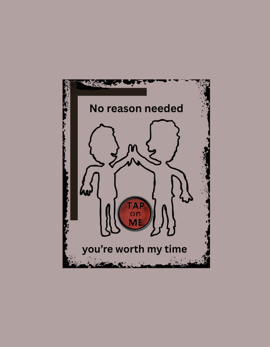 (d10622) No reason needed (outline) short sleeve