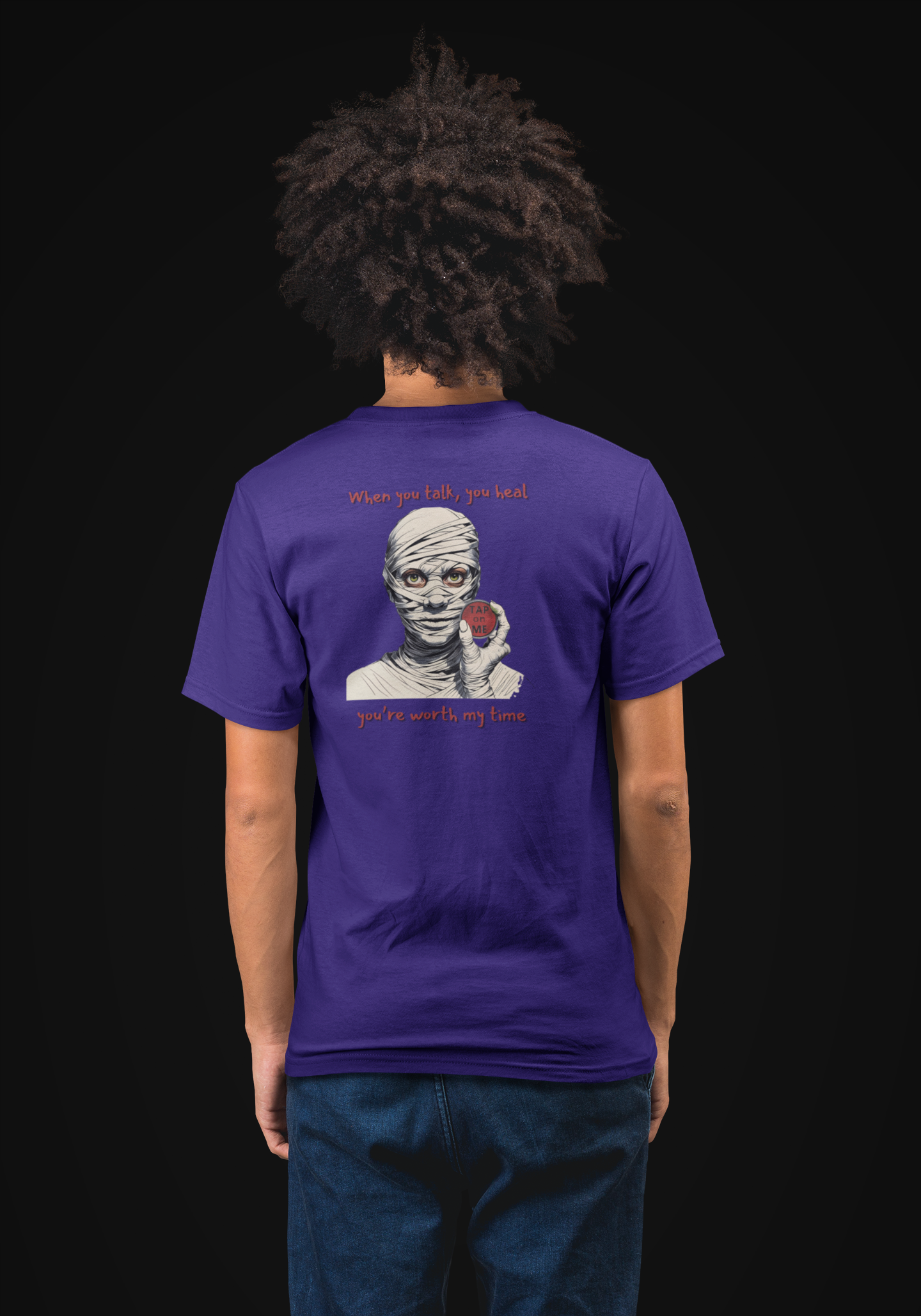 (e11437) When you talk, you heal (mummy) short sleeve
