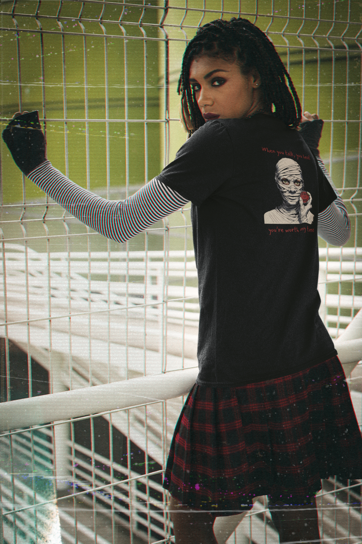 (e11437) When you talk, you heal (mummy) short sleeve