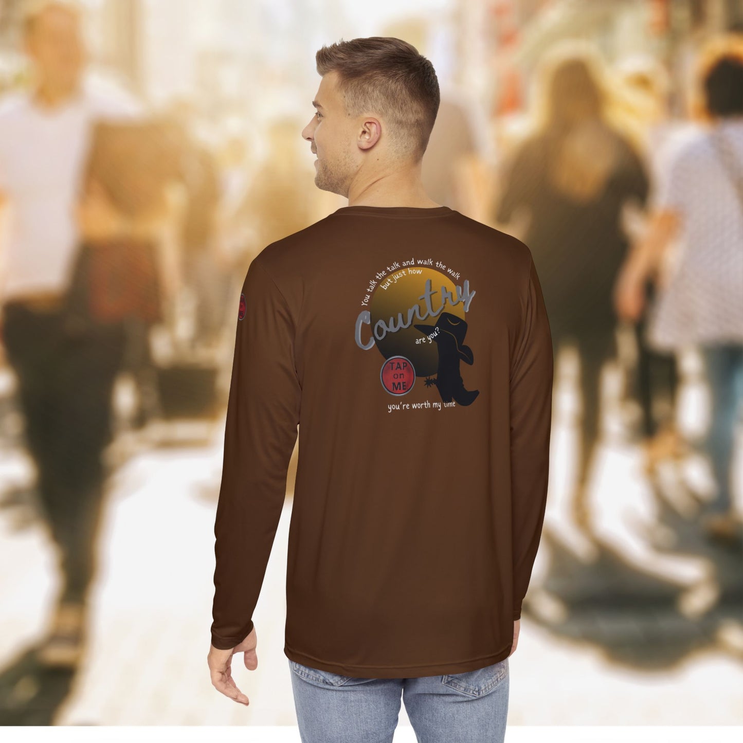 (c21951) But just how COUNTRY are you? long sleeve