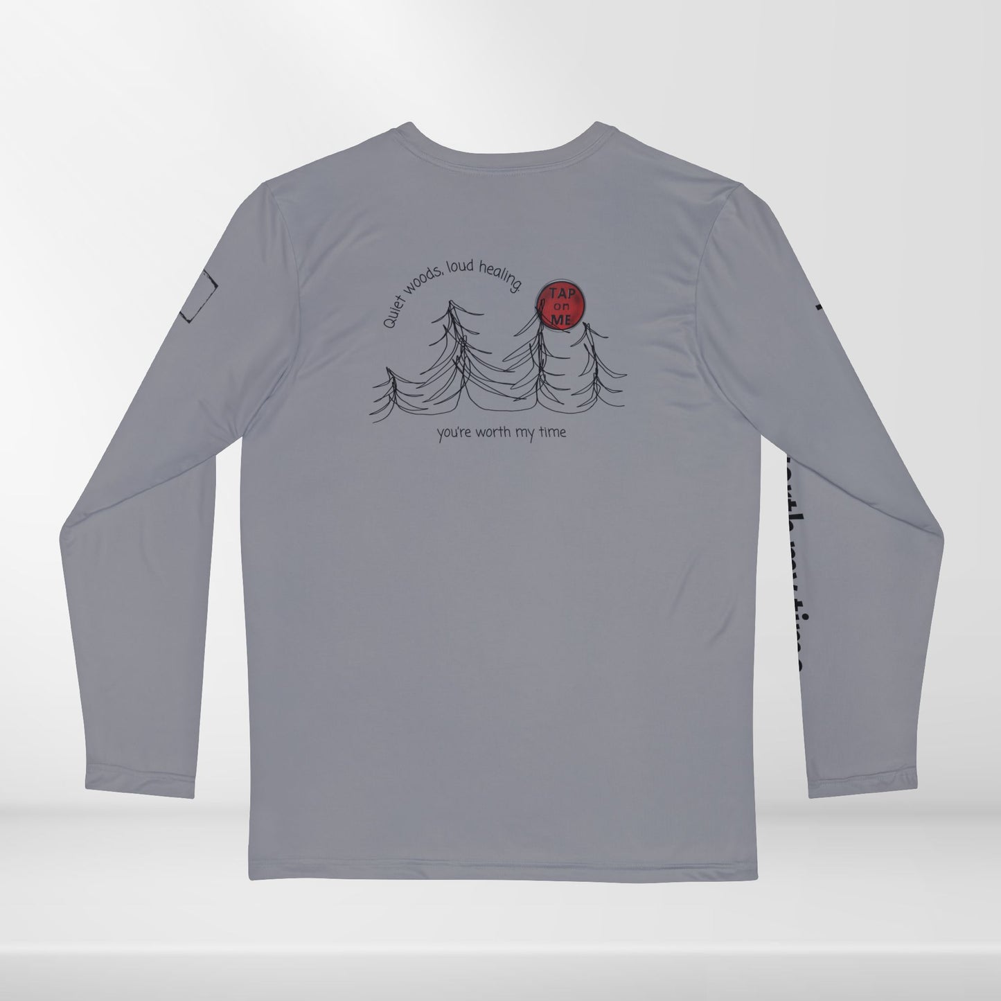 (d21056) Quiet woods, loud healing (forest) long sleeve