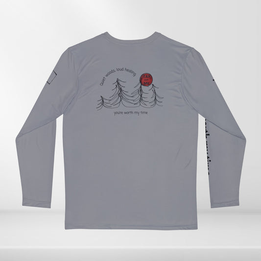 (d21056) Quiet woods, loud healing (forest) long sleeve
