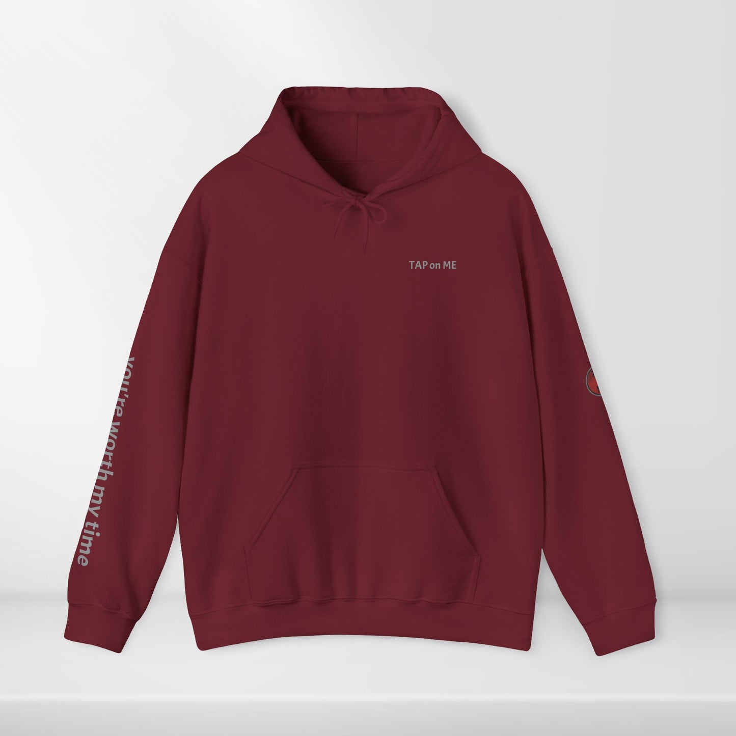 (b30303) You are not alone (shield) heavy hoodie