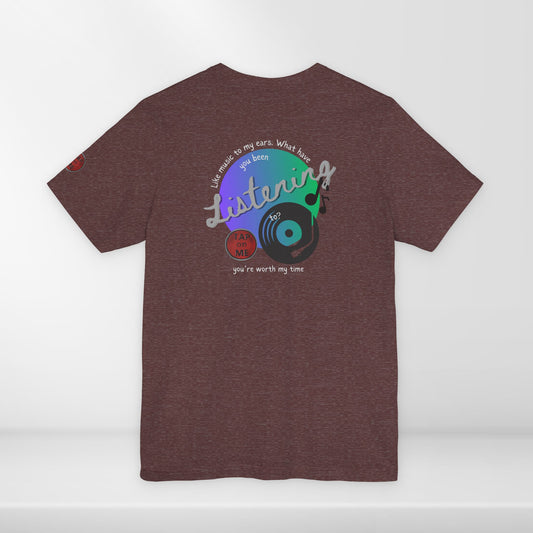 (c11852) What have you been LISTENING to? short sleeve