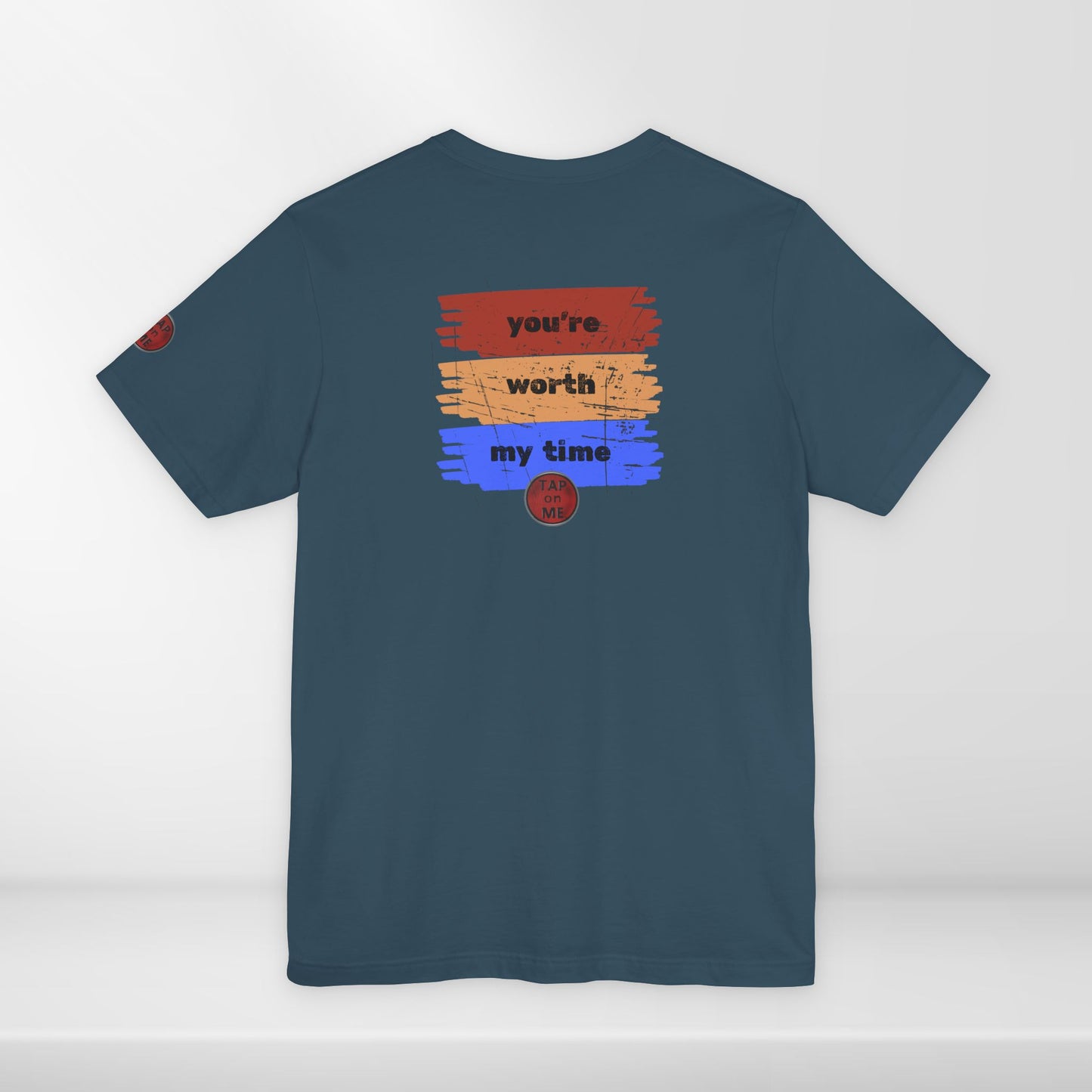 (a11748) You're worth my time (swipe) short sleeve