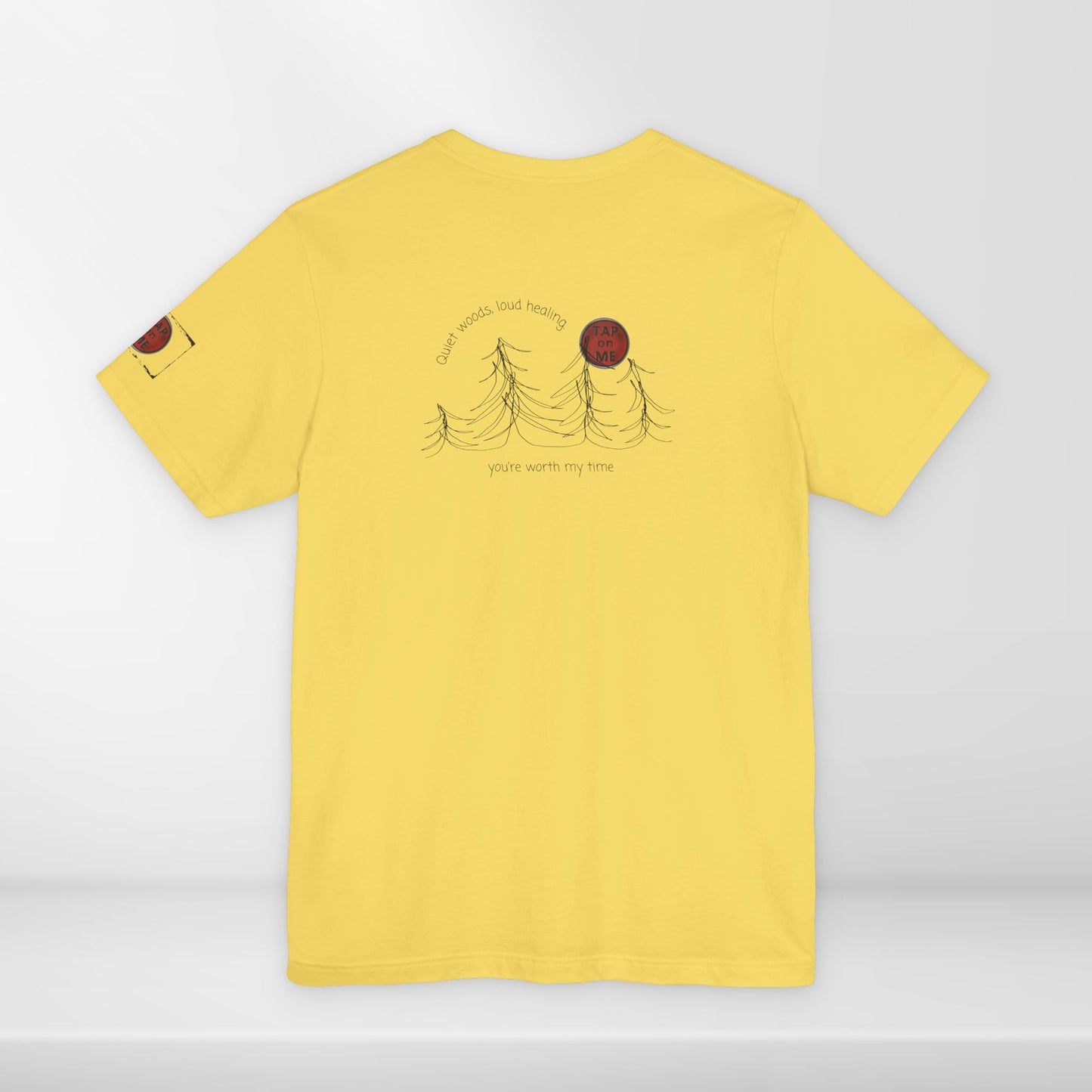(d12056) Quiet woods, loud healing (forest) short sleeve
