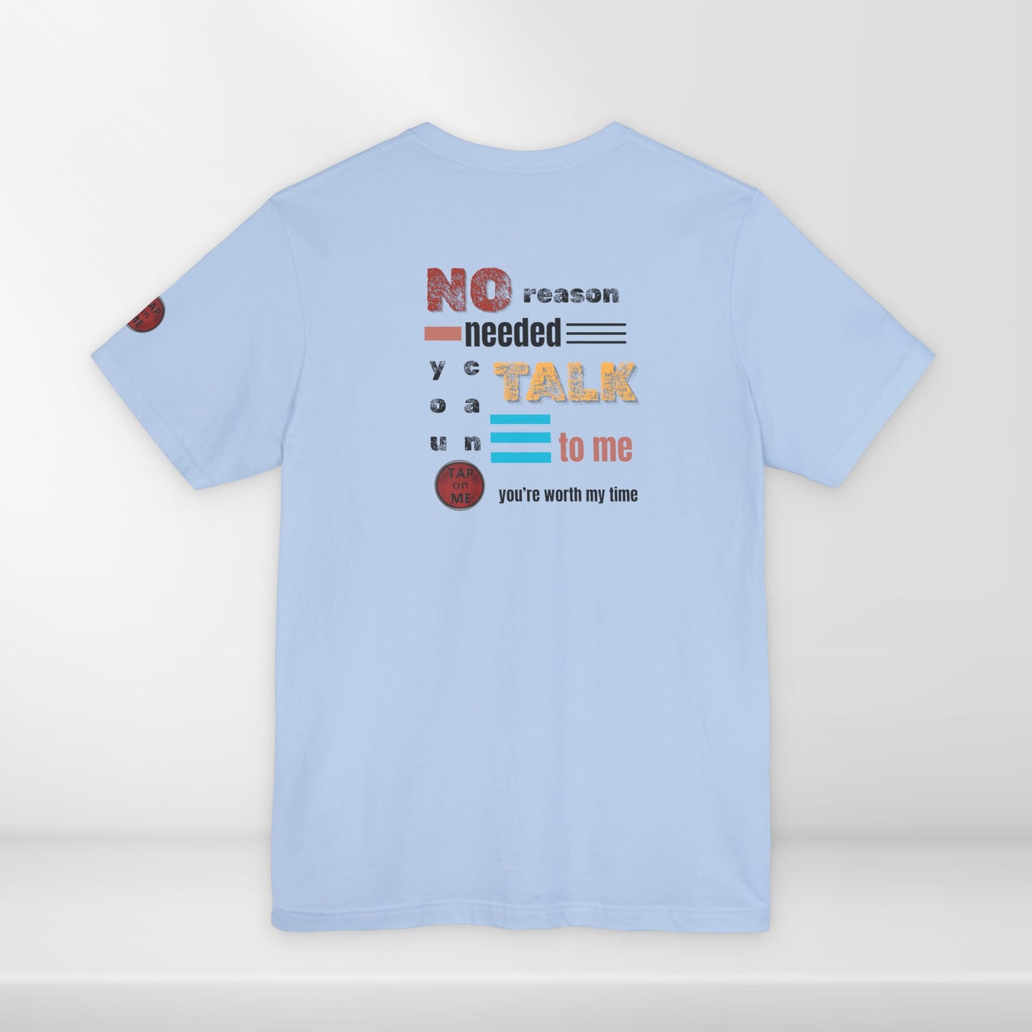 (a11749) No reason needed (stack) short sleeve