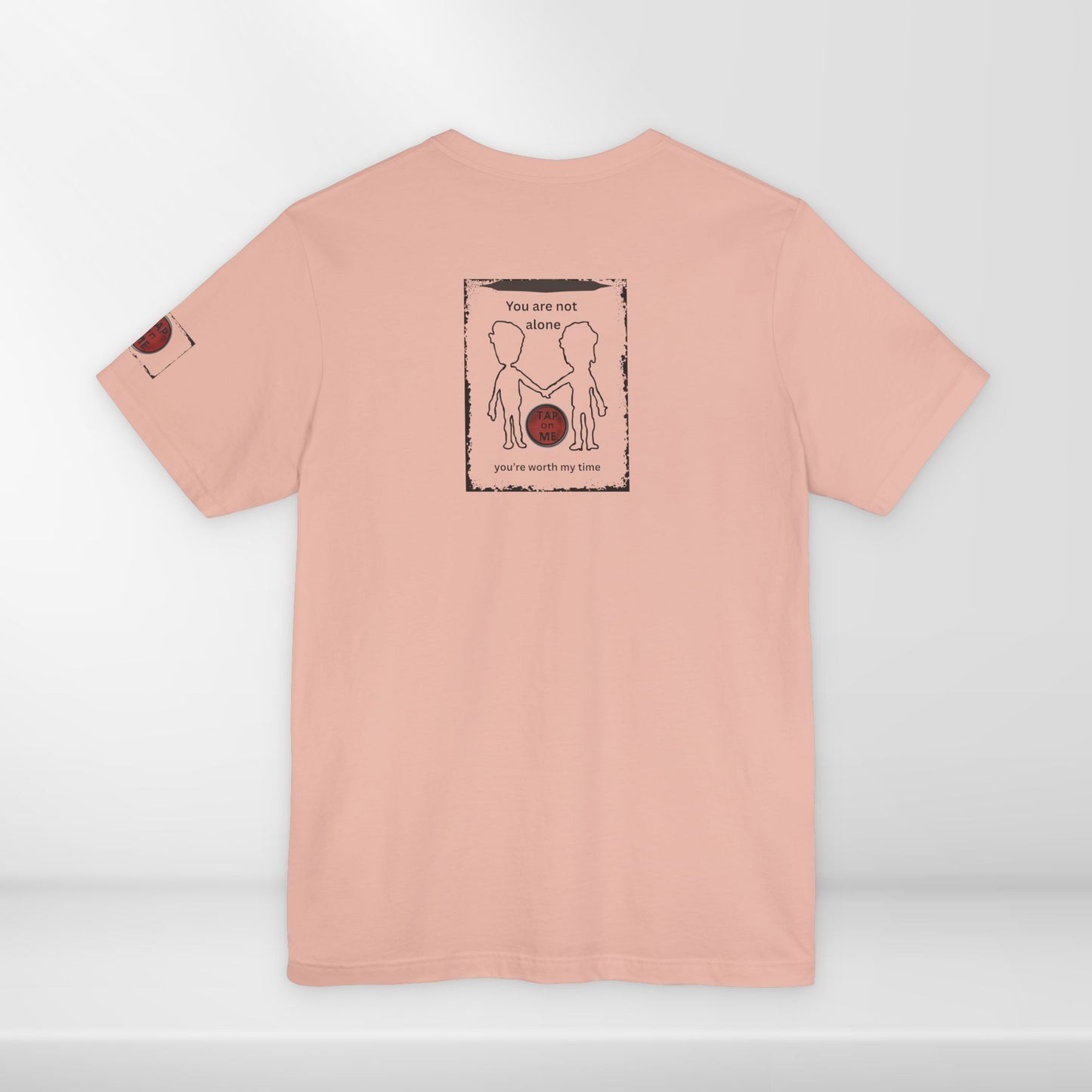 (d10621) You are not alone (outline) short sleeve