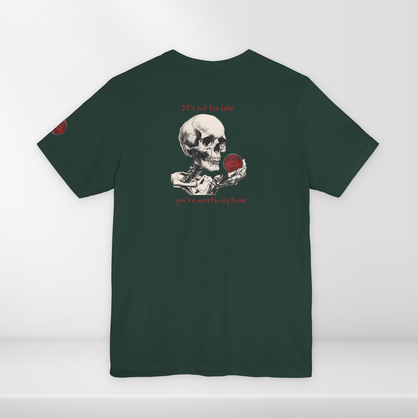 (e11439) It's not too late (skeleton) short sleeve