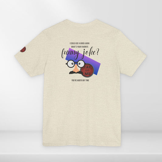 (c10517) What's your favorite FUNNY JOKE? short sleeve
