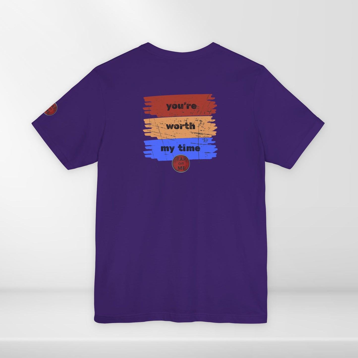 (a11748) You're worth my time (swipe) short sleeve
