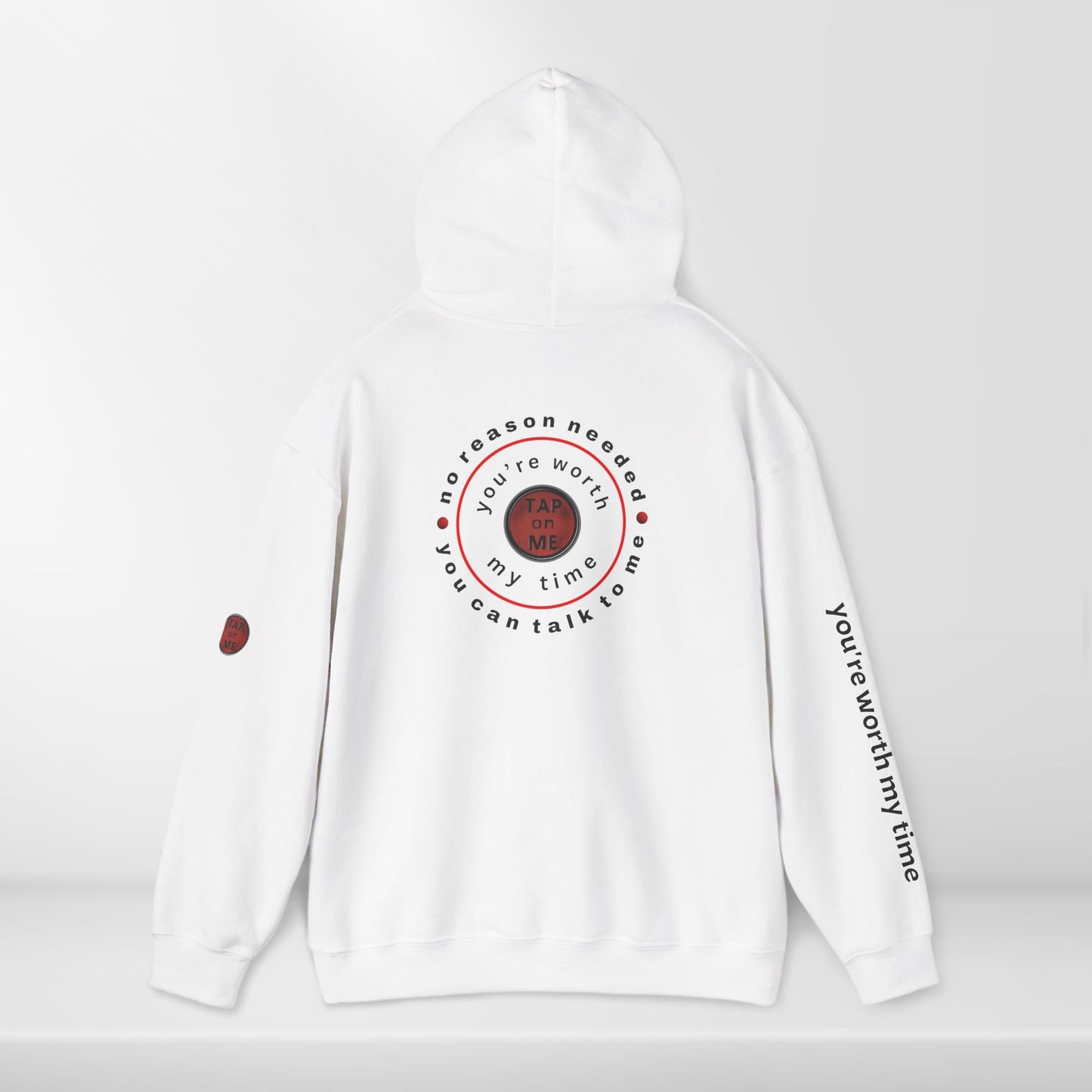 (b30404) No reason needed (wheel) heavy hoodie