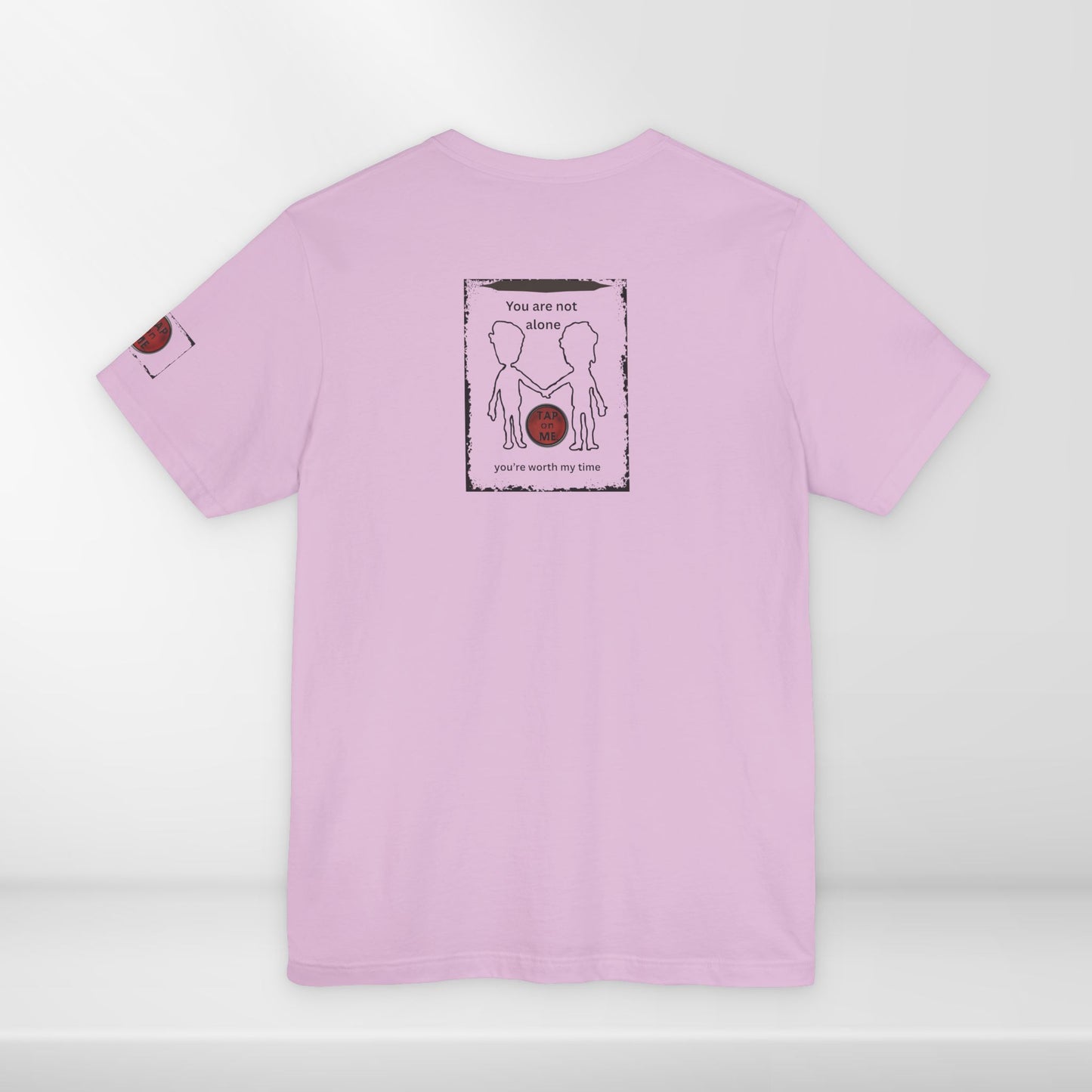 (d10621) You are not alone (outline) short sleeve