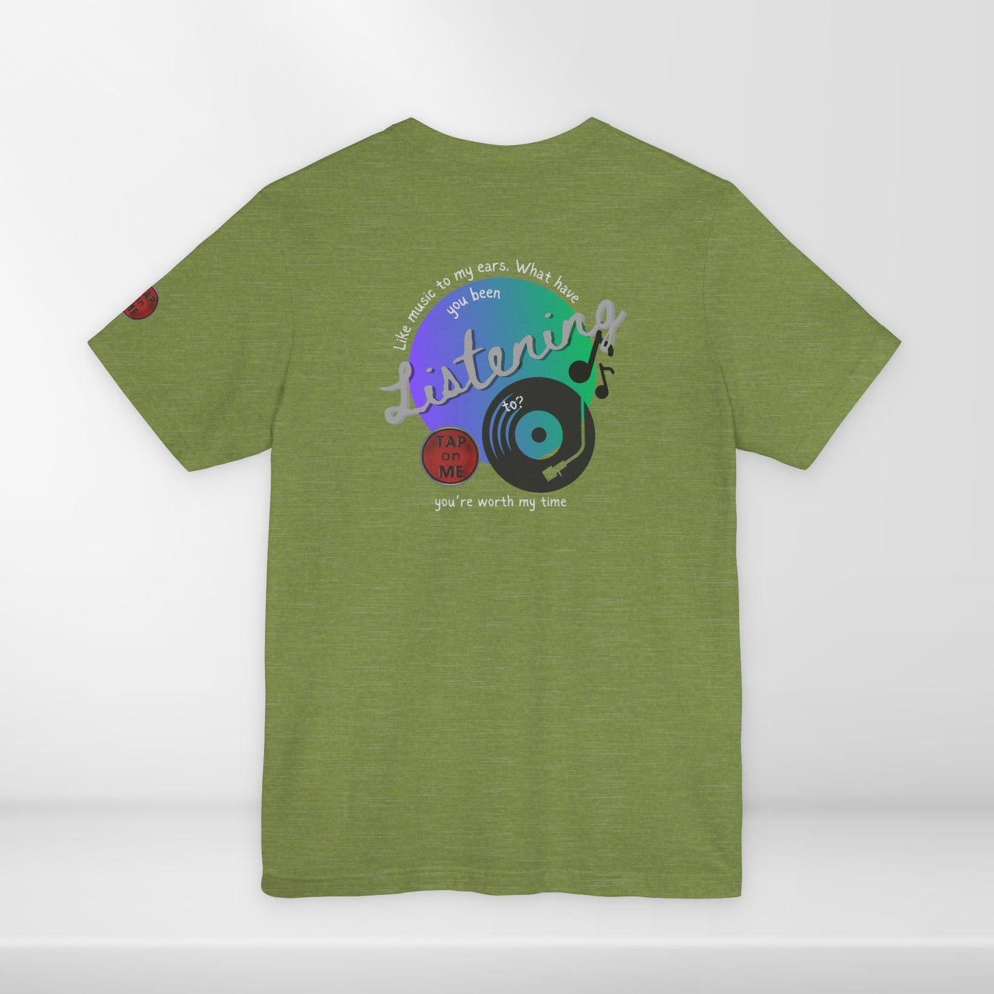 (c11852) What have you been LISTENING to? short sleeve