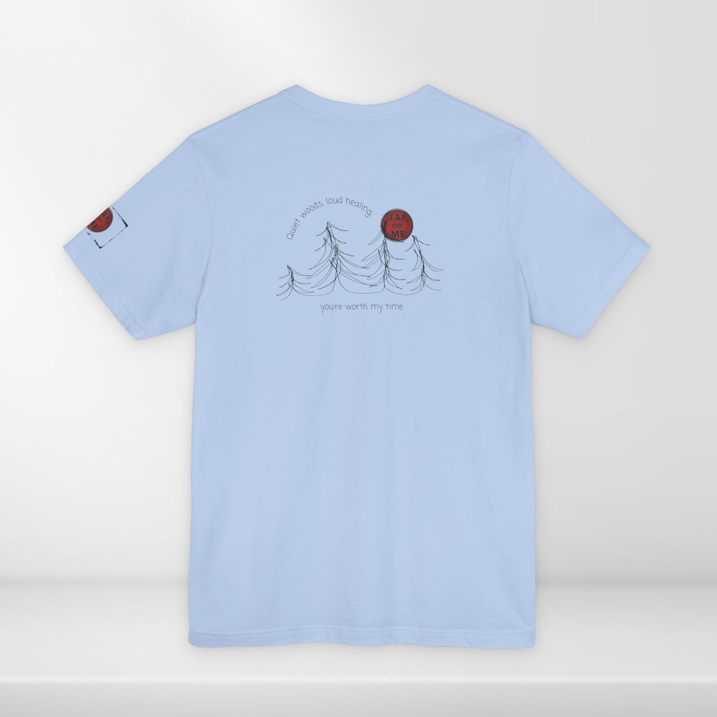 (d12056) Quiet woods, loud healing (forest) short sleeve