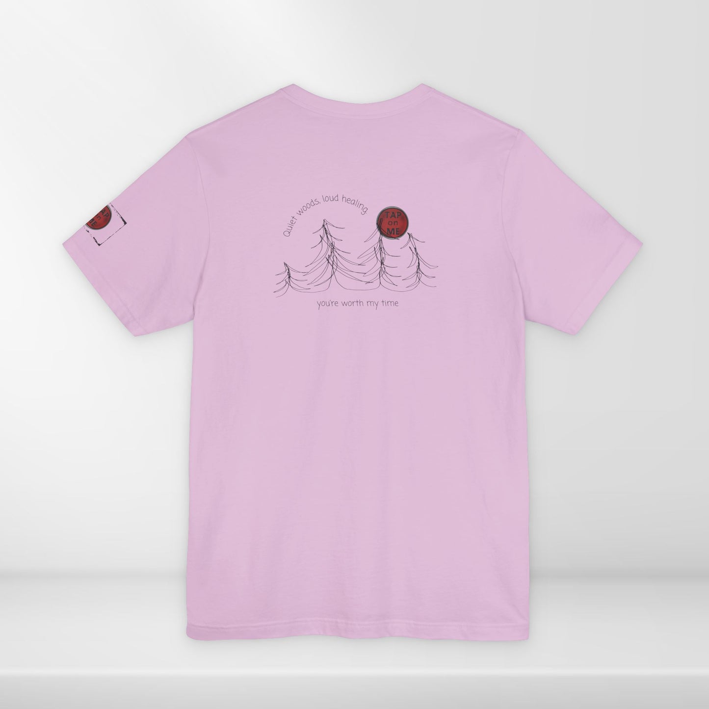 (d12056) Quiet woods, loud healing (forest) short sleeve